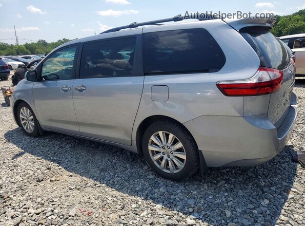 5TDDZ3DCXHS181159 2017 TOYOTA SIENNA Gray უკანა მარჯვენა