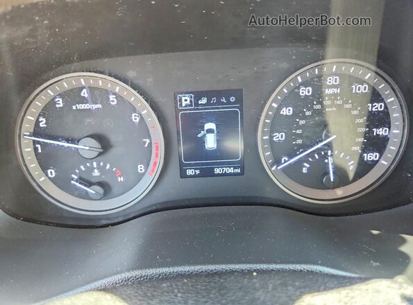 KM8J3CA42JU607697 2018 HYUNDAI UK Черный Вид задних сидений
