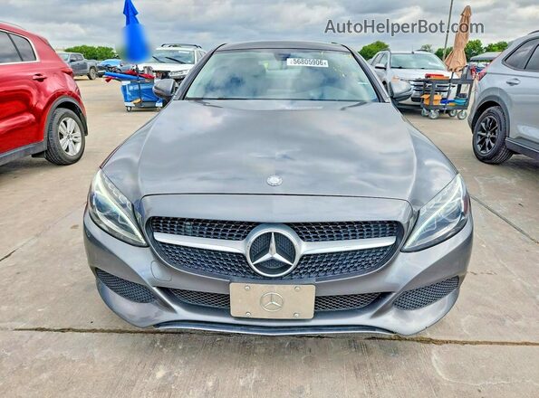 WDDWJ4JB1HF509589 2017 MERCEDES-BENZ C Gray 