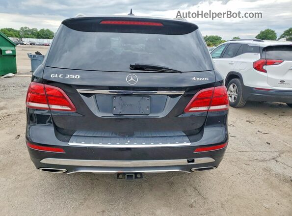 4JGDA5HB9GA734377 2016 MERCEDES-BENZ GLE-CLASS Black წინა სალონის ხედი