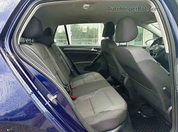 WVWKR7AU8KW914652 2019 VOLKSWAGEN GOLF Синий Вид салона спереди