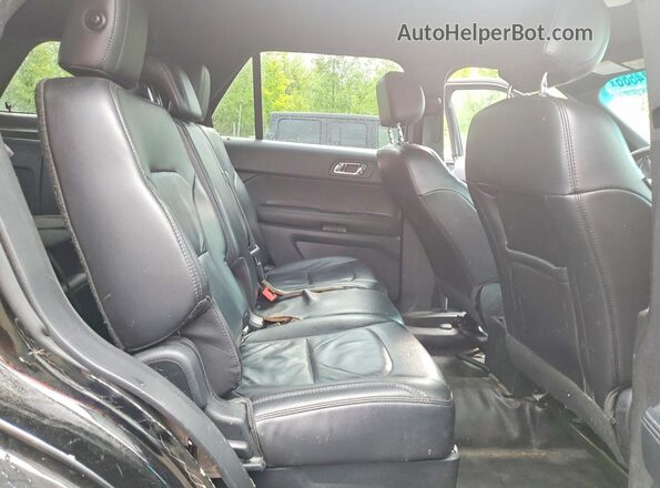 1FM5K8AR1HGA79009 2017 FORD EXPLORER Black ძრავის განყოფილების ხედი