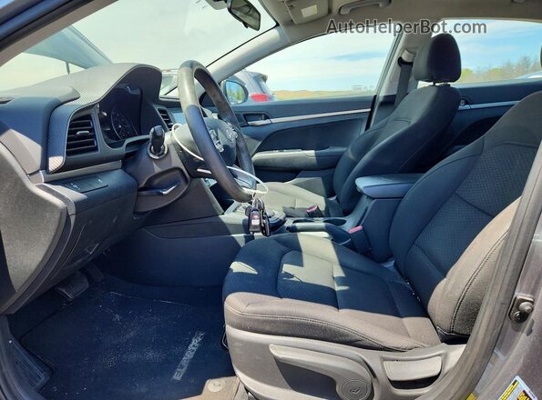 5NPD74LF4KH435338 2019 HYUNDAI ELANTRA Gray 