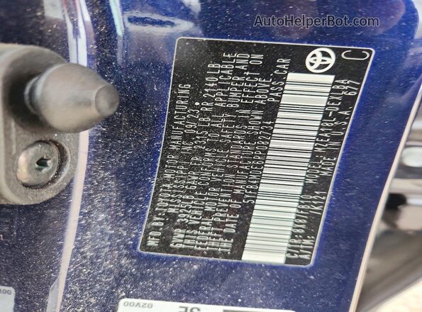 5YFB4MDE6RP082734 2024 TOYOTA COROLLA Blue Вид підкапотного простору
