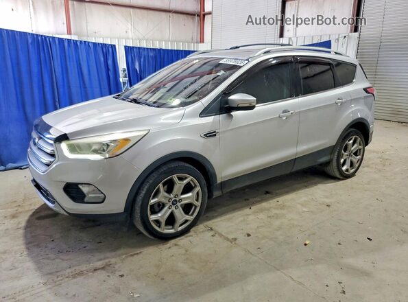 1FMCU9J99HUB85457 2017 FORD ESCAPE Silver Tył lewy