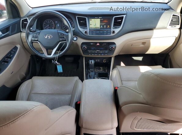 KM8J3CA26HU540904 2017 HYUNDAI TUCSON Red 