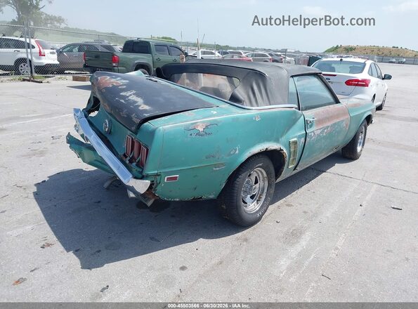 9F03F178608       1970 FORD MUSTANG Зеленый Задняя правая четверть