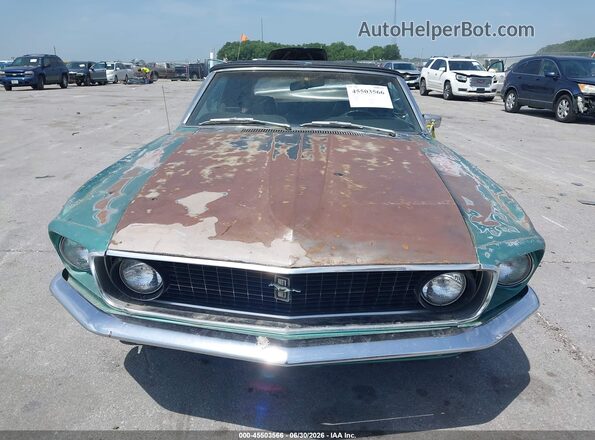 9F03F178608       1970 FORD MUSTANG Зеленый Вид щитка приборов
