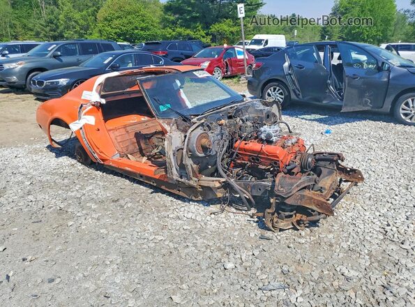 BURNTVIN123 1975 CHEVROLET CORVETTE Orange Передня права чверть