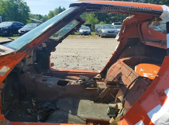 BURNTVIN123 1975 CHEVROLET CORVETTE Orange Вид салону спереду