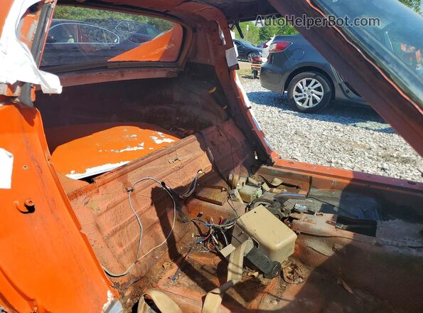 BURNTVIN123 1975 CHEVROLET CORVETTE Orange Вид задніх сидінь