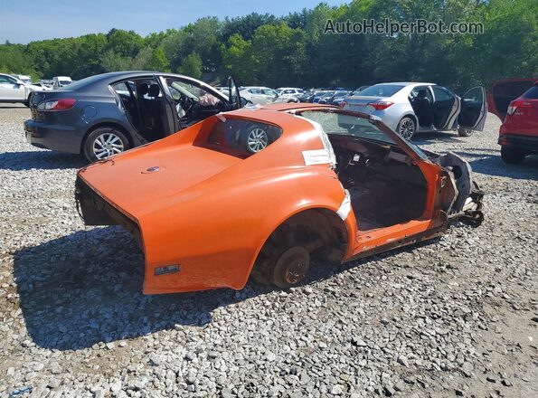 BURNTVIN123 1975 CHEVROLET CORVETTE Orange Задня права чверть