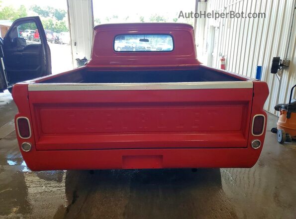 C1446B119765 1966 CHEVROLET C10 Red Հետևի տեսք