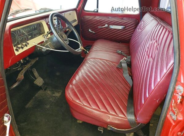 C1446B119765 1966 CHEVROLET C10 Red Սալոնի դիմացի տեսք
