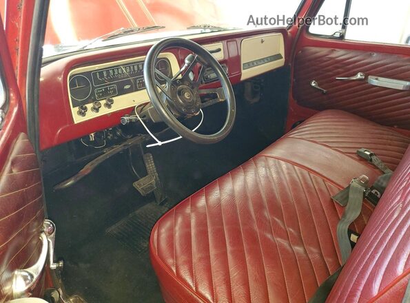C1446B119765 1966 CHEVROLET C10 Red Առջևի վահանակի տեսք