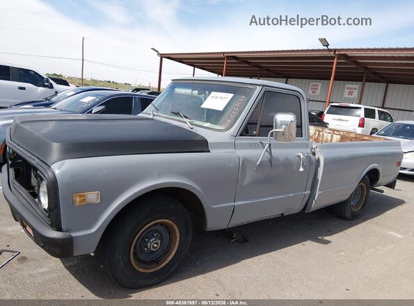 CCS142Z144639     1972 CHEVROLET C10 Серый Вид задней части салона