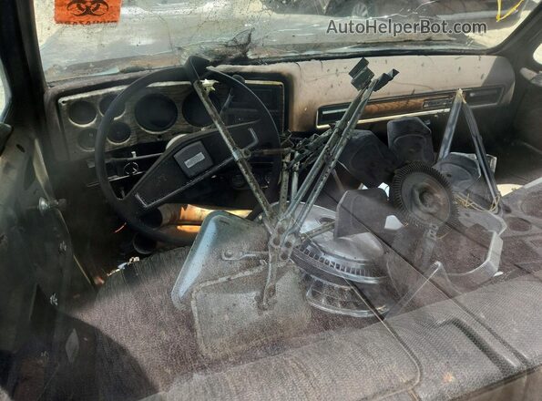 CCX143B177212 1973 CHEVROLET K20 Black წინა პანელის ხედი