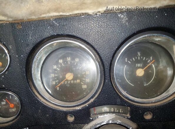 CCZ163F128295 1973 CHEVROLET SUBURBAN Tan Вид щитка приладів