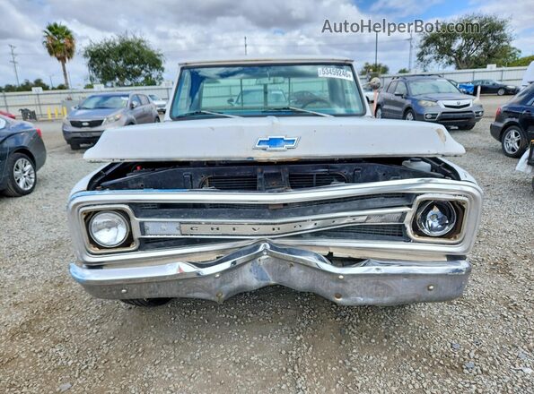 CE140J124603 1970 CHEVROLET C10 White Vista frontal