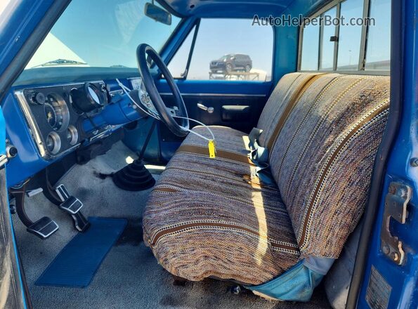 CE140J124603 1970 CHEVROLET C10 White Vista interior delantera