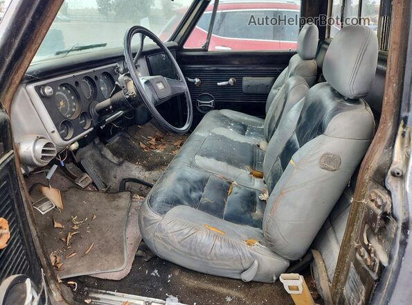 CE140S161562 1970 CHEVROLET C10 Серый Вид салона спереди