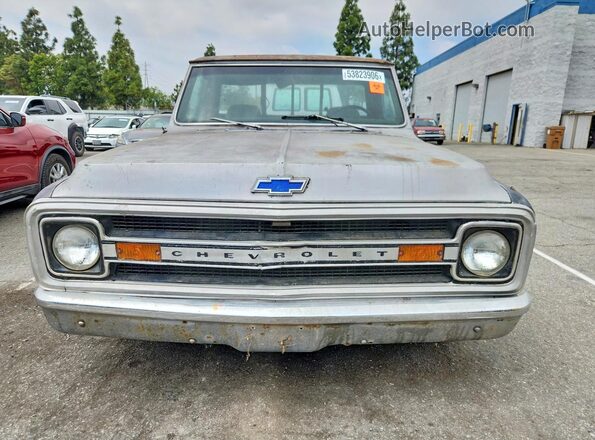 CE140S161562 1970 CHEVROLET C10 Серый Вид спереди