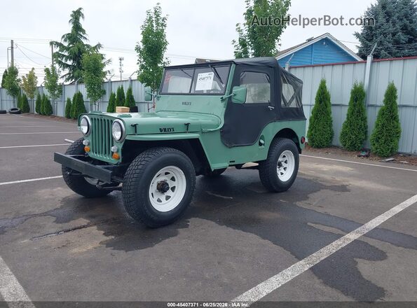 CJ2A183664 1970 JEEP WILLEYS Teal Front left