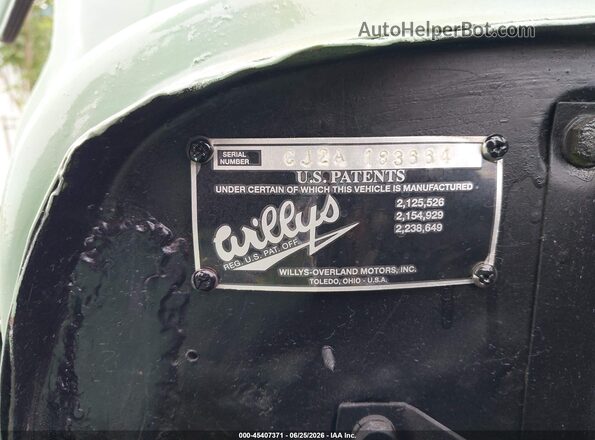 CJ2A183664 1970 JEEP WILLEYS Teal Engine compartment view