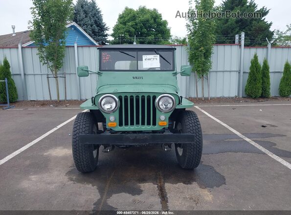 CJ2A183664 1970 JEEP WILLEYS Teal Rear interior view