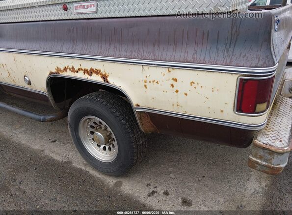 CKL248Z202707     1978 CHEVROLET SCOTTSDALE Brown 