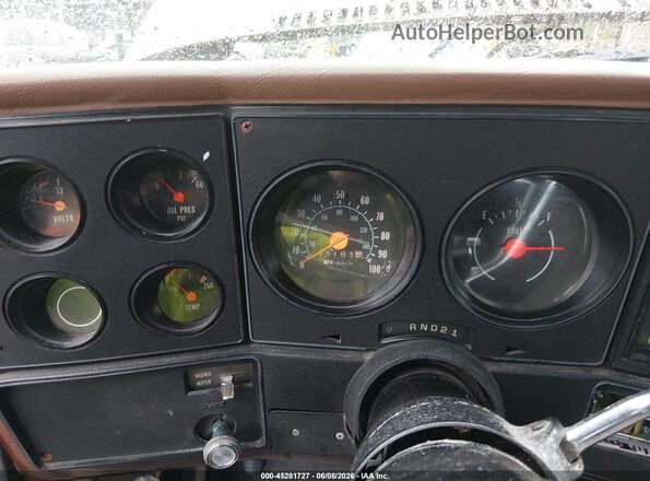 CKL248Z202707     1978 CHEVROLET SCOTTSDALE Brown Widok tylnych siedzeń