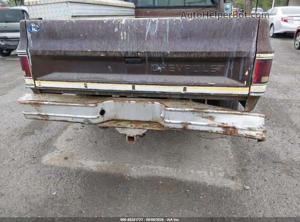 CKL248Z202707     1978 CHEVROLET SCOTTSDALE Brown 