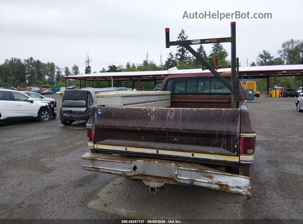 CKL248Z202707     1978 CHEVROLET SCOTTSDALE Brown 
