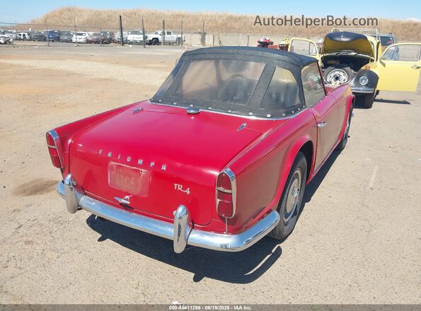 CT22192L 1970 TRIUMPH TR4 Красный Задняя правая четверть