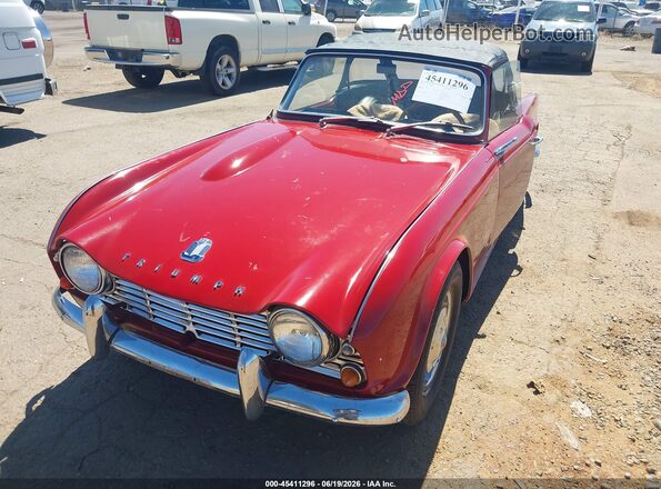 CT22192L 1970 TRIUMPH TR4 Красный Передняя левая четверть