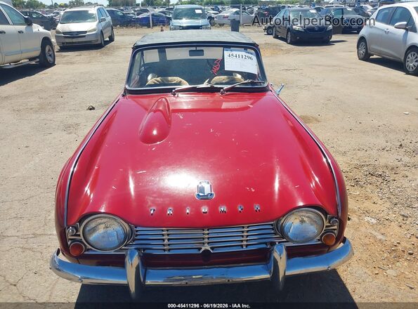 CT22192L 1970 TRIUMPH TR4 Красный Вид щитка приборов