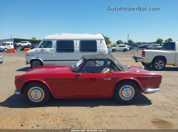 CT22192L 1970 TRIUMPH TR4 Красный Панорамный вид салона 360°