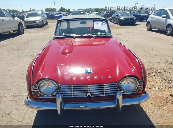 CT22192L 1970 TRIUMPH TR4 Красный Вид спереди