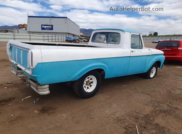 F10CP270062 1962 FORD F100 Turquoise Tył prawy