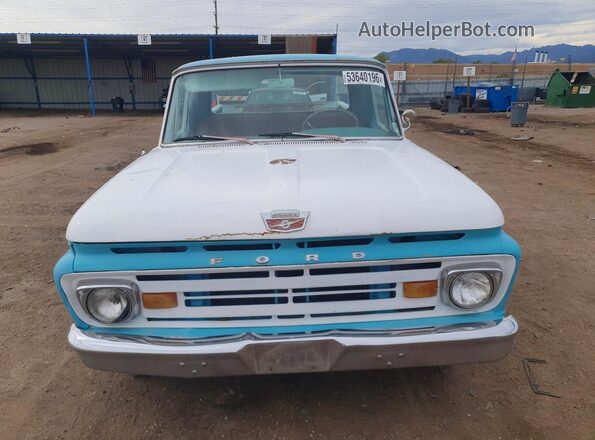 F10CP270062 1962 FORD F100 Turquoise Widok z przodu