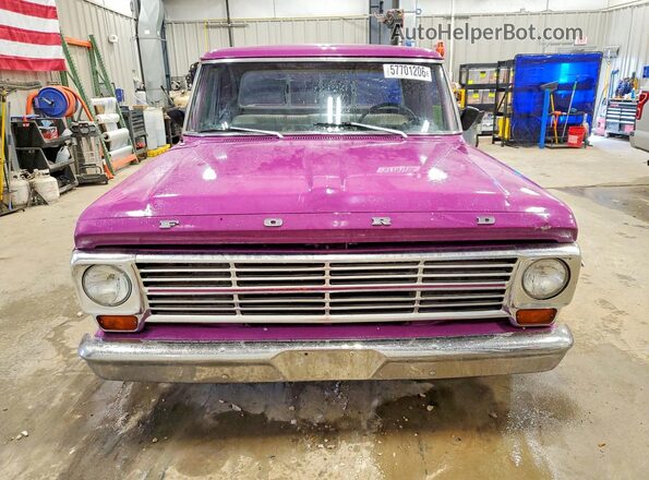 F10YKD06811 1968 FORD F100 Purple Front view