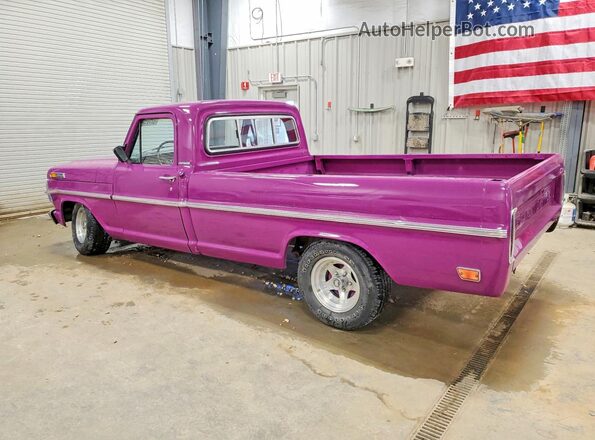 F10YKD06811 1968 FORD F100 Purple Rear left