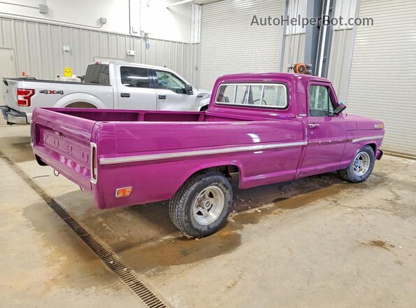 F10YKD06811 1968 FORD F100 Purple Rear right