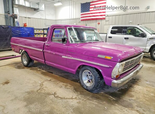 F10YKD06811 1968 FORD F100 Purple Front right