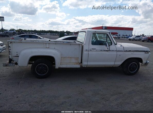 F10YLU21385       1974 FORD F100 Белый Вид щитка приборов