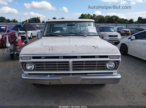 F10YLU21385       1974 FORD F100 Белый Вид панели приборов