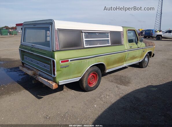 F10YUS22104       1973 FORD F100 Зеленый Задняя правая четверть
