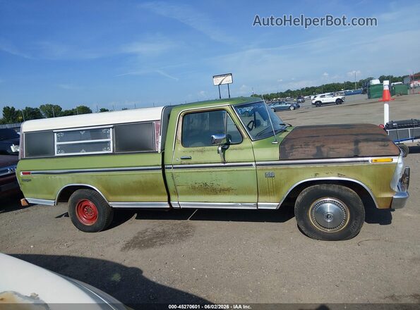 F10YUS22104       1973 FORD F100 Зеленый Вид щитка приборов