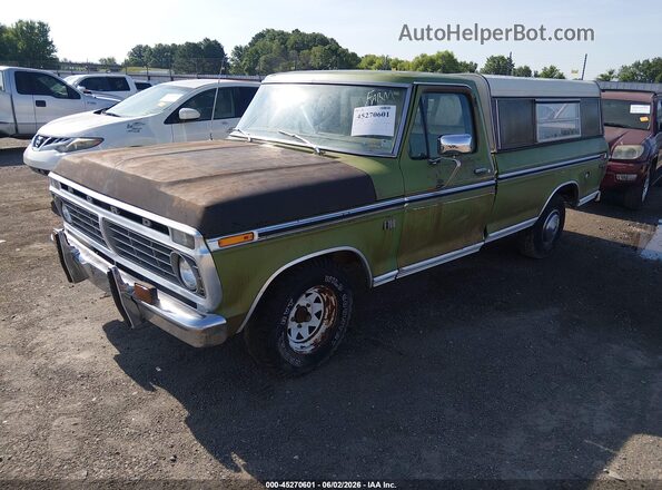 F10YUS22104       1973 FORD F100 Зеленый Передняя левая четверть