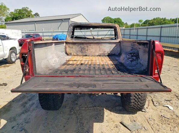 F14HRBG2624 1978 FORD F150 Пожар Вид задних сидений